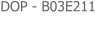 DOP - B03E211