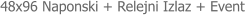 48x96 Naponski + Relejni Izlaz + Event